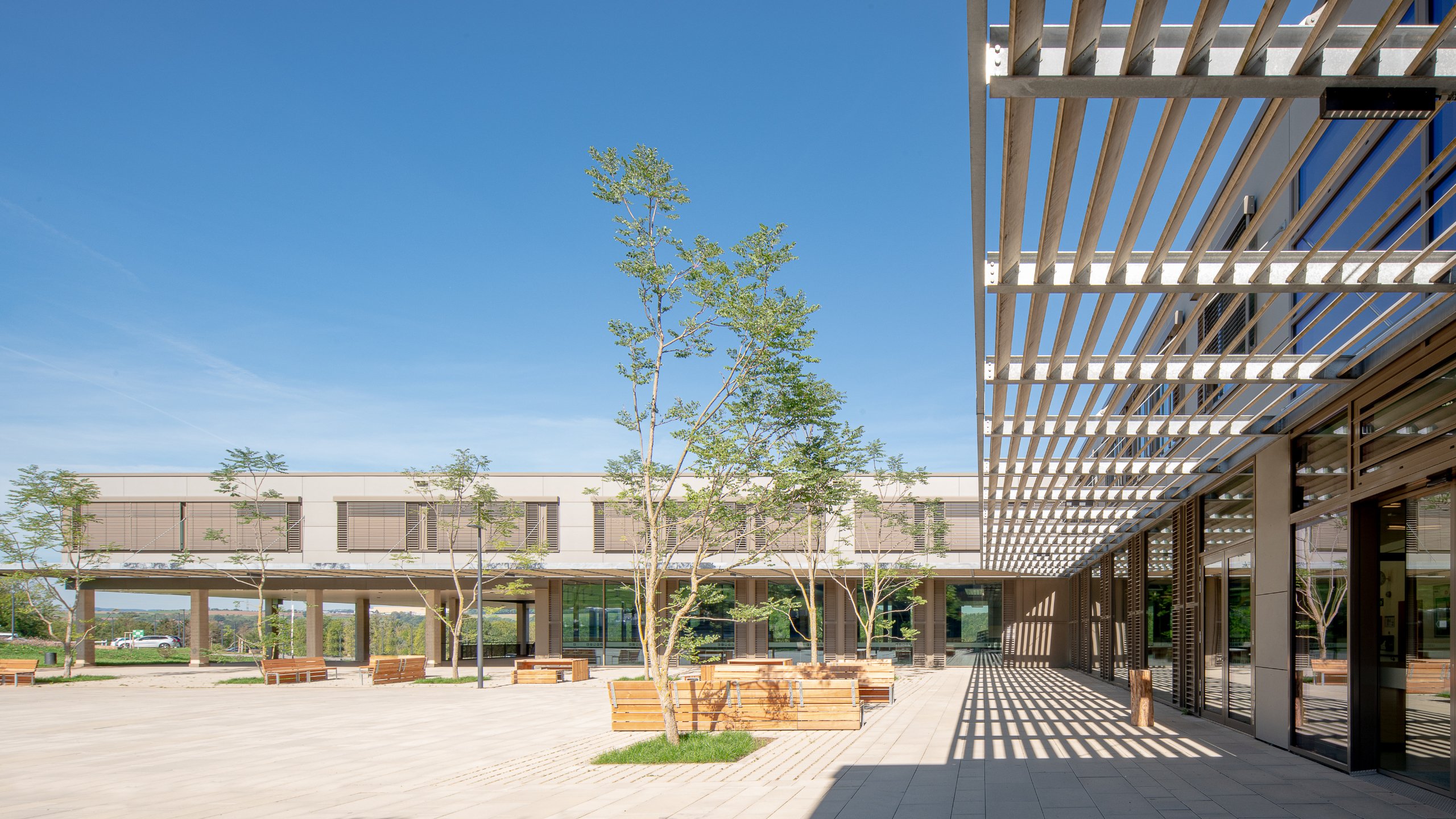 Schule in Luxemburg gebaut von Origer